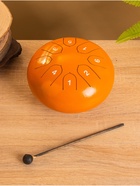 Глюкофон - музыкальный инструмент, 16×16×8 см, нержавеющая сталь, оранжевый - Фото 2