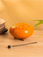 Глюкофон - музыкальный инструмент, 16×16×8 см, нержавеющая сталь, оранжевый - Фото 3