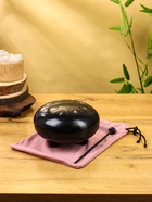 Сувенирный музыкальный инструмент "Глюкофон" нерж. сталь, 16х16х8 см, цв. чёрный матовый 10485473 Сувенирный музыкальный инструмент "Глюкофон" нерж. сталь, 16х16х8 см, цв. чёрный матовый 10485473