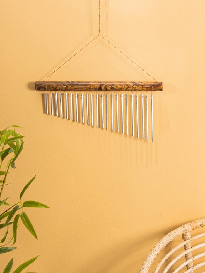 Музыка ветра, 50×20×4 см, бамбук, алюминий - Фото 1