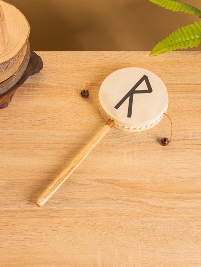 Сувенирный музыкальный инструмент Клон Тонг "Райдо" 30 см, МИКС