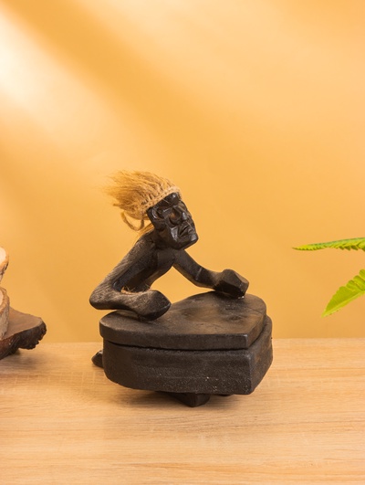 Шкатулка «Абориген хранитель», дерево