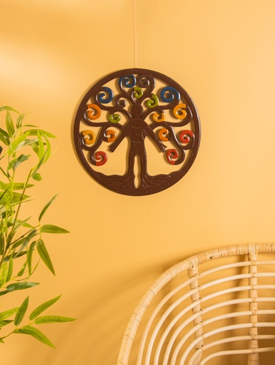 Панно «Единство с природой», 40×40×1 см, разноцветное