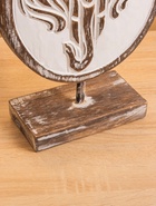 Сувенир на подставке «Голова слона», 25×10×32 см, дерево - фото 45515541