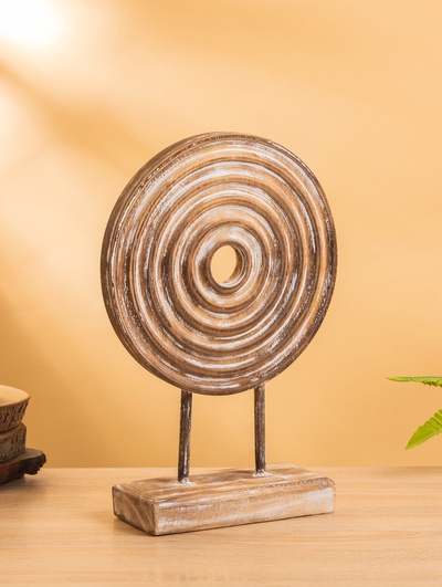Сувенир на подставке «Кольцо», 23×8.5×36 см, дерево