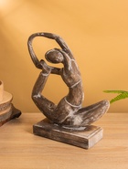 Сувенир «Йога», 27×10×33 см, дерево, коричневый 10616278 - фото 16511687