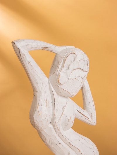 Сувенир «Изящество», 20×10×35 см, дерево, белый
