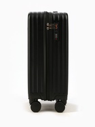 Чемодан на колёсах маленький 44 л (S), на молнии, кодовый замок, 4 колеса, чёрный - Фото 3