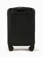 Чемодан на колёсах маленький 44 л (S), на молнии, кодовый замок, 4 колеса, чёрный - Фото 4