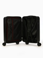 Чемодан на колёсах маленький 44 л (S), на молнии, кодовый замок, 4 колеса, чёрный - Фото 7