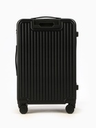 Чемодан на колёсах средний 74 л (М), на молнии, кодовый замок, 4 колеса, чёрный - Фото 4