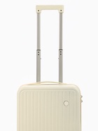 Чемодан на колёсах маленький 44 л (S), на молнии, кодовый замок, 4 колеса, бежевый - Фото 6