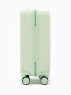 Чемодан на колёсах маленький 44 л (S), на молнии, кодовый замок, 4 колеса, светло-зелёный - Фото 5