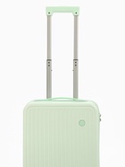 Чемодан на колёсах маленький 44 л (S), на молнии, кодовый замок, 4 колеса, светло-зелёный - Фото 6