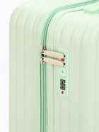 Чемодан на колёсах маленький 44 л (S), на молнии, кодовый замок, 4 колеса, светло-зелёный - Фото 9