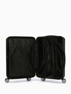 Чемодан на колёсах маленький 68 л (М), на молнии, кодовый замок, 4 колеса, чёрный - фото 42823551