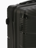 Чемодан на колёсах маленький 68 л (М), на молнии, кодовый замок, 4 колеса, чёрный - фото 42823554