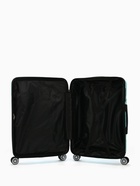 Чемодан на колёсах маленький 68 л (М), на молнии, кодовый замок, 4 колеса, бирюзовый - фото 42823584