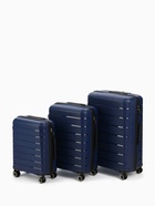 Чемодан на колёсах большой 111 л (L), на молнии, кодовый замок, 4 колеса, синий - Фото 12