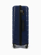 Чемодан на колёсах большой 111 л (L), на молнии, кодовый замок, 4 колеса, синий - Фото 3