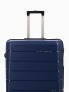 Чемодан на колёсах большой 111 л (L), на молнии, кодовый замок, 4 колеса, синий - Фото 6
