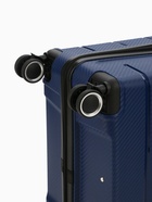 Чемодан на колёсах большой 111 л (L), на молнии, кодовый замок, 4 колеса, синий - Фото 8