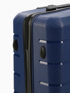 Чемодан на колёсах большой 111 л (L), на молнии, кодовый замок, 4 колеса, синий - Фото 10