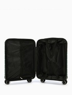 Чемодан на колёсах маленький 44 л (S), на молнии, кодовый замок, 4 колеса, тёмно-зелёный - Фото 7