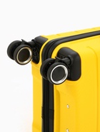 Чемодан на колёсах маленький 44 л (S), на молнии, кодовый замок, 4 колеса, жёлтый - Фото 8