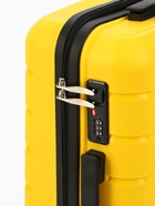 Чемодан на колёсах маленький 44 л (S), на молнии, кодовый замок, 4 колеса, жёлтый - Фото 9