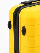 Чемодан на колёсах маленький 44 л (S), на молнии, кодовый замок, 4 колеса, жёлтый - Фото 10