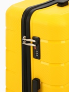 Чемодан на колёсах большой 111 л (L), на молнии, кодовый замок, 4 колеса, жёлтый - Фото 9