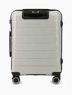 Чемодан на колёсах маленький 44 л (S), на молнии, кодовый замок, 4 колеса, серый - Фото 4