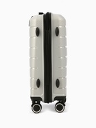 Чемодан на колёсах маленький 44 л (S), на молнии, кодовый замок, 4 колеса, серый - Фото 5