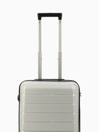 Чемодан на колёсах маленький 44 л (S), на молнии, кодовый замок, 4 колеса, серый - Фото 6