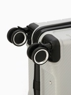 Чемодан на колёсах маленький 44 л (S), на молнии, кодовый замок, 4 колеса, серый - Фото 8