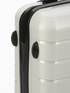 Чемодан на колёсах маленький 44 л (S), на молнии, кодовый замок, 4 колеса, серый - Фото 10