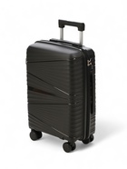 Чемодан на колёсах маленький 44 л (S), на молнии, кодовый замок, чёрный - Фото 2