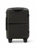 Чемодан на колёсах маленький 44 л (S), на молнии, кодовый замок, чёрный - Фото 4