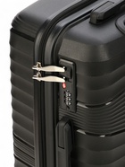 Чемодан на колёсах маленький 44 л (S), на молнии, кодовый замок, чёрный - Фото 7