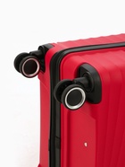 Чемодан на колёсах большой 111 л (L), на молнии, кодовый замок, 4 колеса, алый - Фото 8