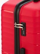 Чемодан на колёсах большой 111 л (L), на молнии, кодовый замок, 4 колеса, алый - Фото 9