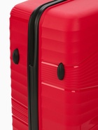 Чемодан на колёсах большой 111 л (L), на молнии, кодовый замок, 4 колеса, алый - Фото 10