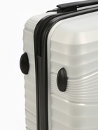 Чемодан на колёсах маленький 44 л (S), на молнии, кодовый замок, 4 колеса, светло-серый - Фото 10