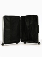 Чемодан на колёсах большой 111 л (L), на молнии, кодовый замок, 4 колеса, светло-серый - Фото 7