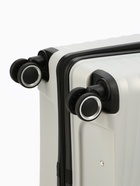 Чемодан на колёсах большой 111 л (L), на молнии, кодовый замок, 4 колеса, светло-серый - Фото 8