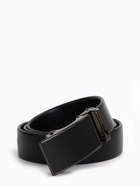 Ремень мужской «Великан» для полных, ширина 3.5 см, пряжка автомат, чёрный - Фото 3