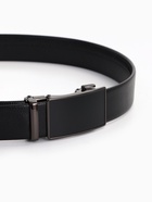 Ремень мужской «Великан» для полных, ширина 3.5 см, пряжка автомат, чёрный - Фото 4