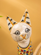 Сувенир «Кошка с мозаичными вставками», 60×14×6 см, дерево, белый 10879349 - фото 16815487