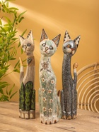 Сувенир «Кошка», 60×14×6 см, дерево, МИКС 10879352 - фото 16815502